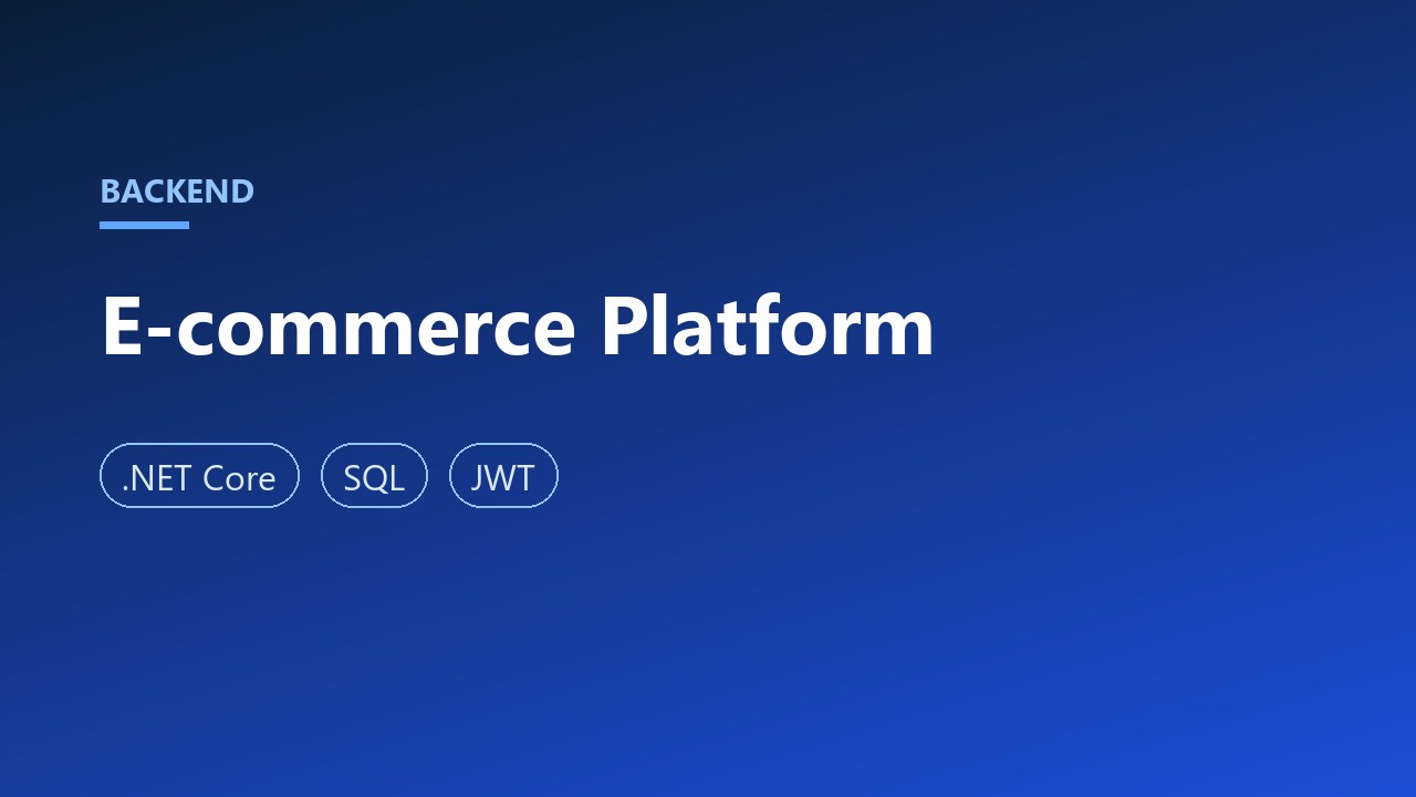 E-commerce Platform