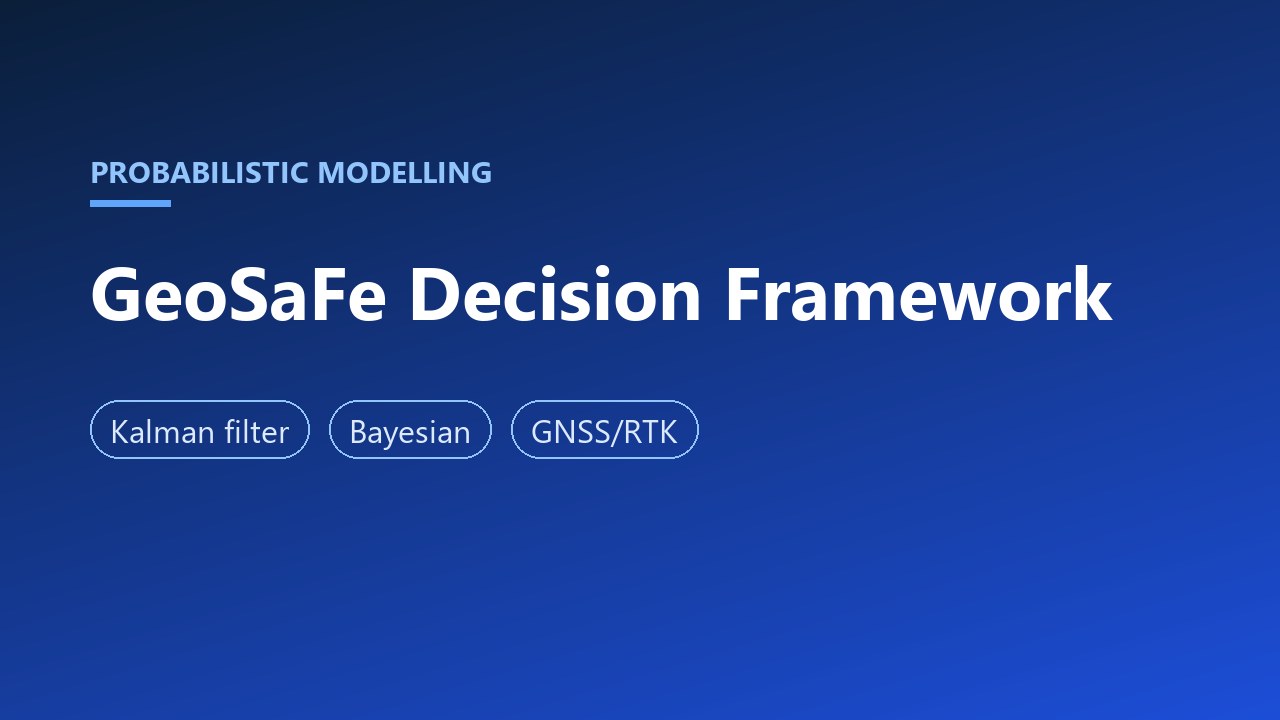 GeoSaFe Probabilistic Decision Framework